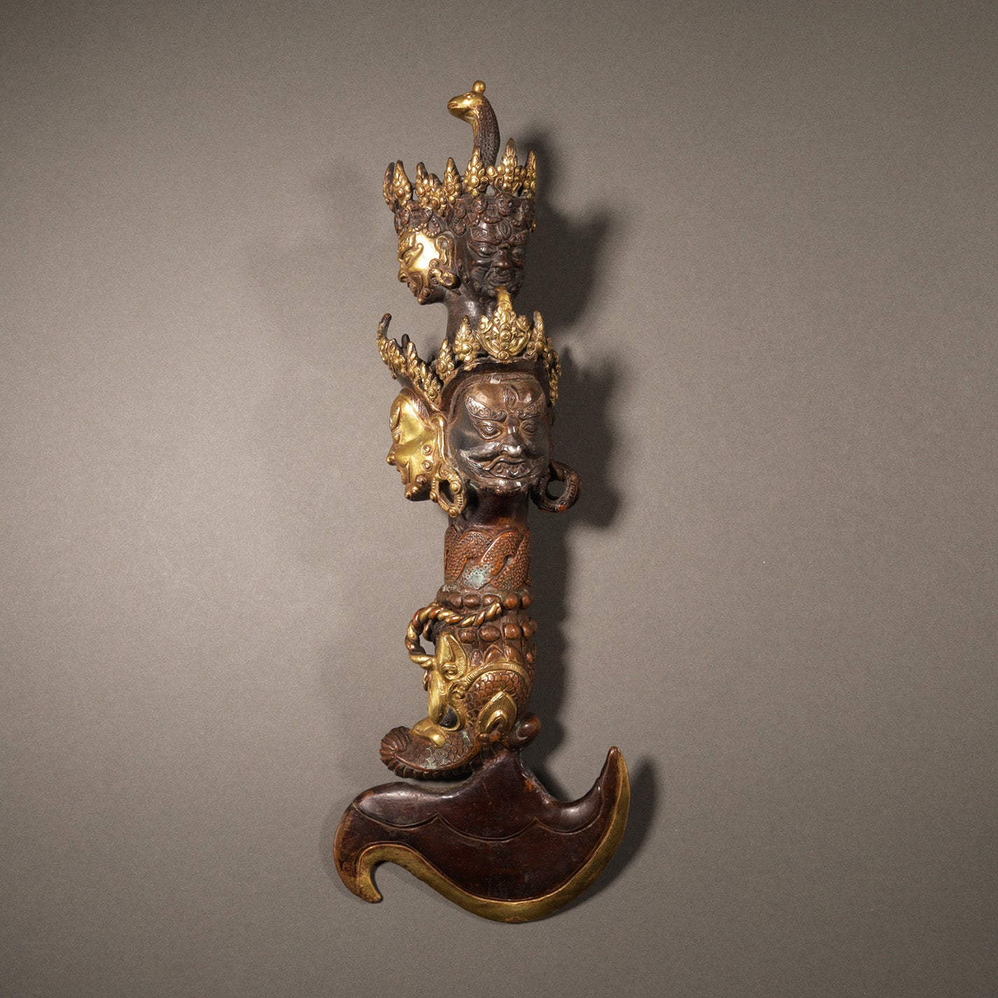 Tibetan Gilt Bronze Kartika