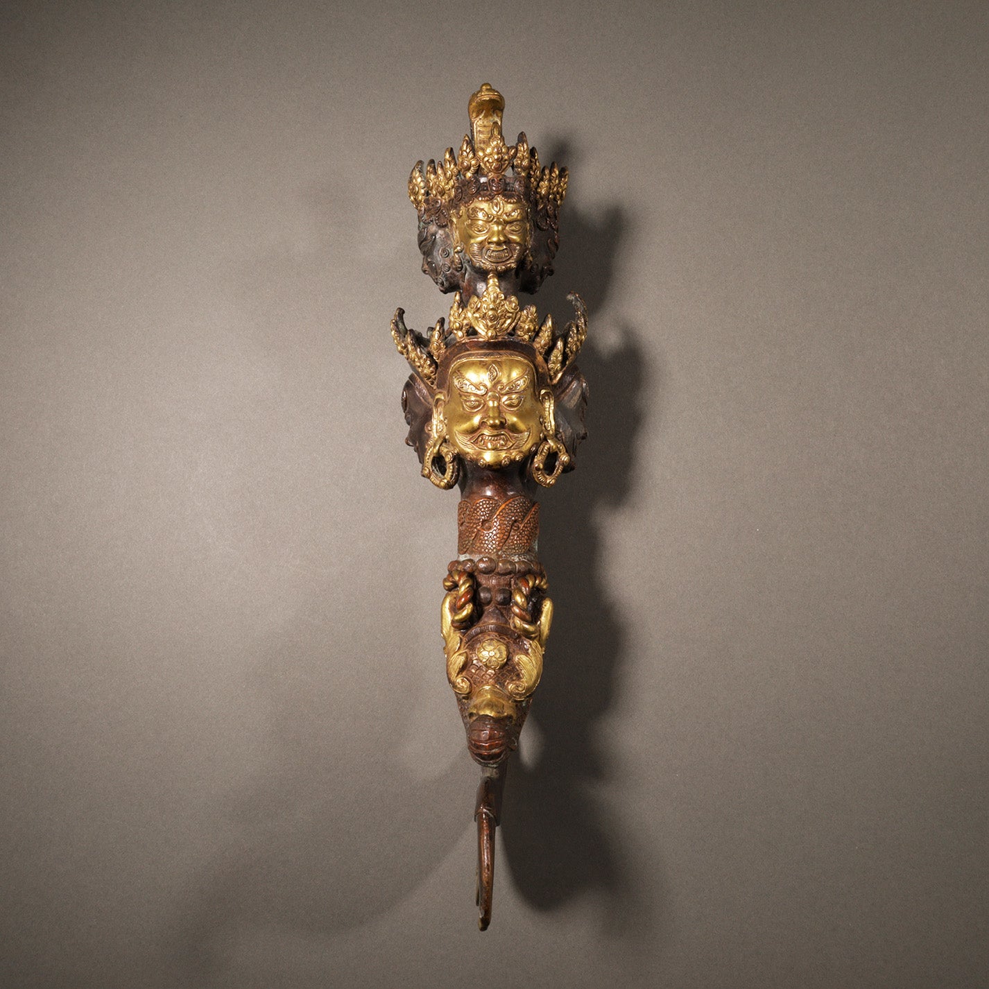 Tibetan Gilt Bronze Kartika