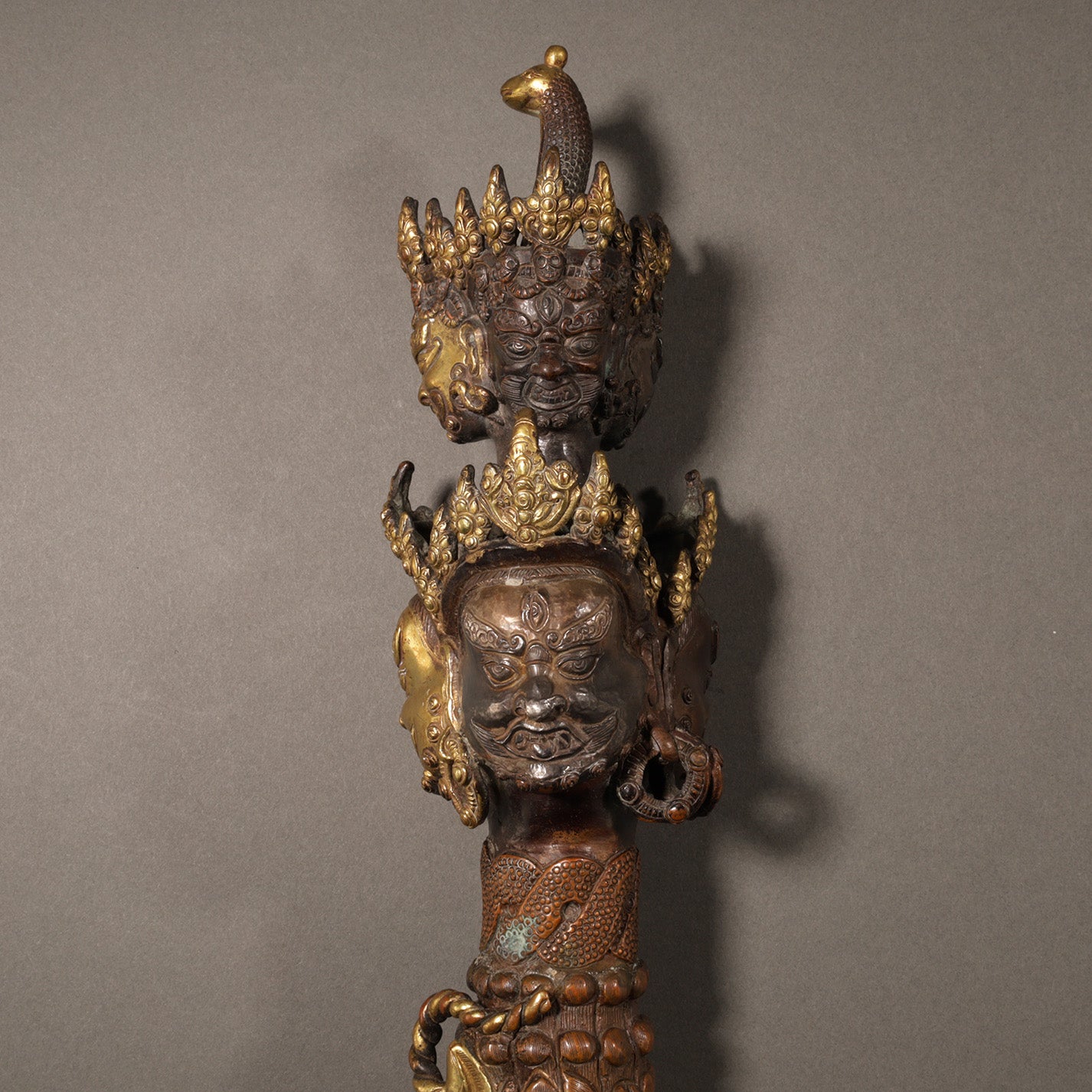 Tibetan Gilt Bronze Kartika