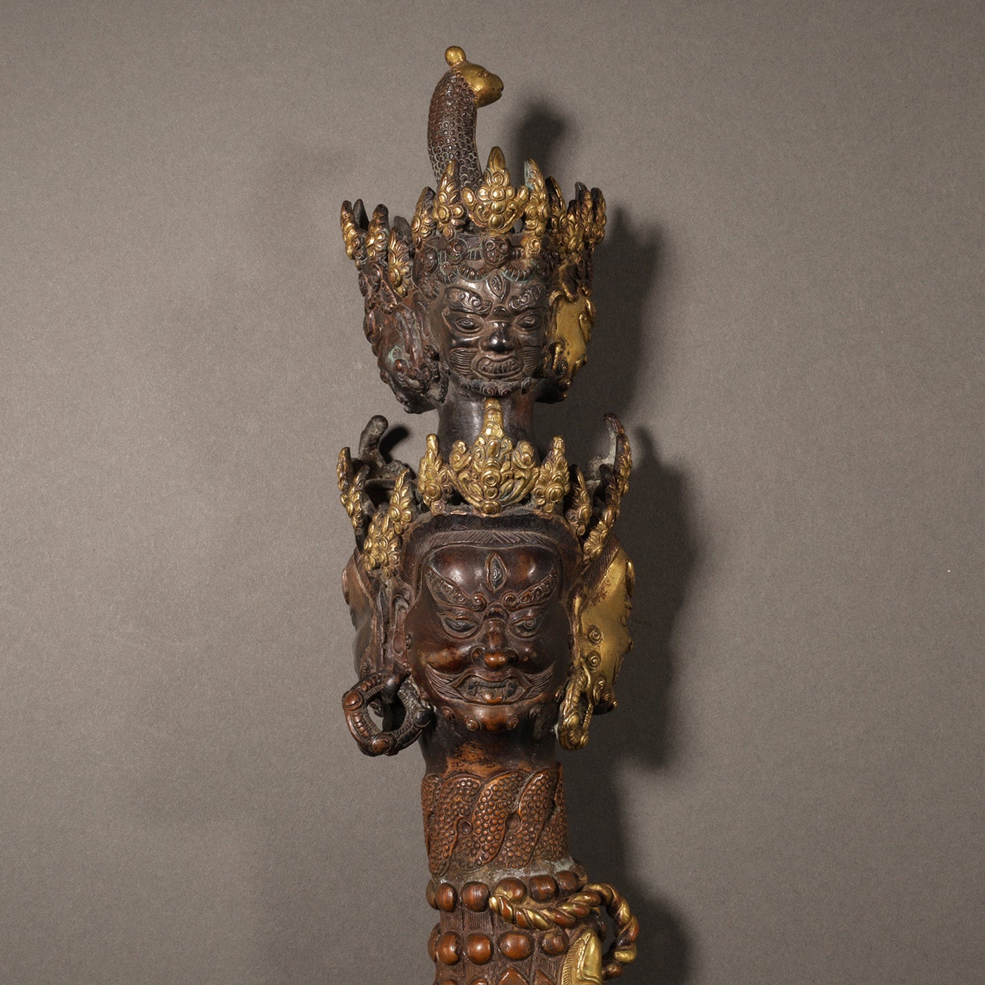 Tibetan Gilt Bronze Kartika