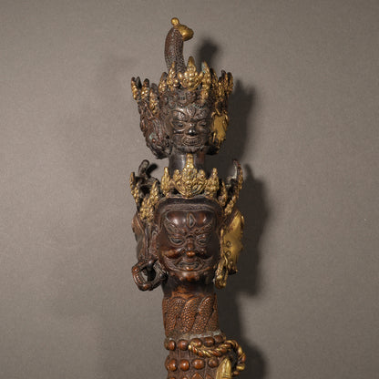 Tibetan Gilt Bronze Kartika
