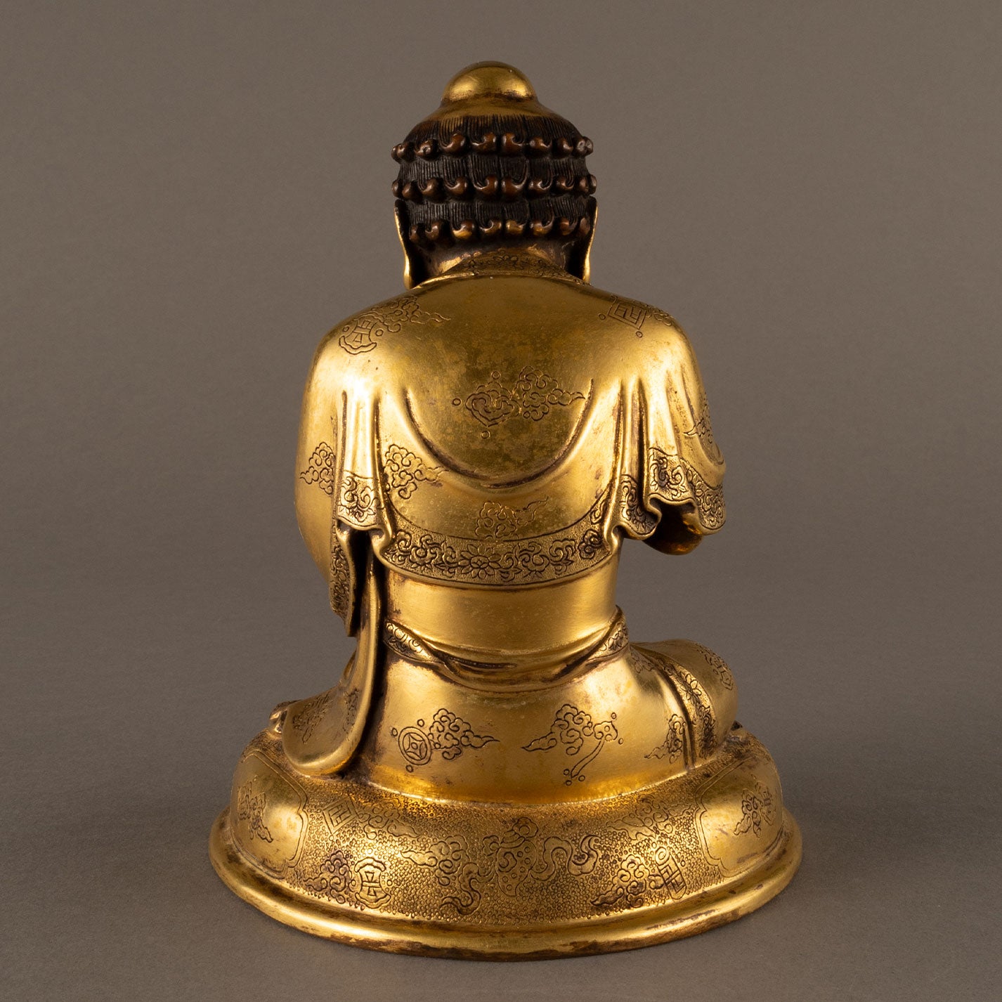 Gold-plated Arhat Statue