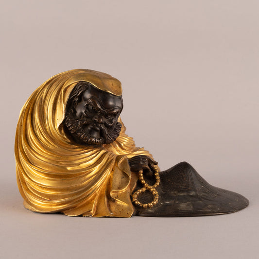 Bronze statue of Bodhidharma