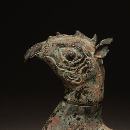 Bronze Bird-Headed Beast-Shaped Zun