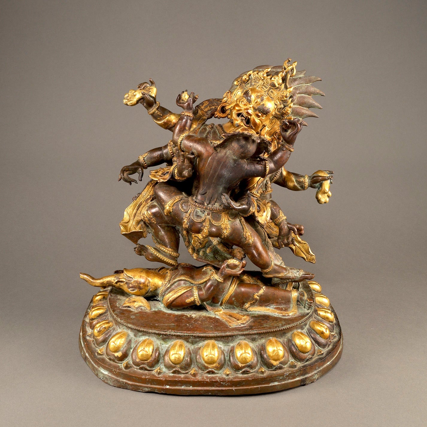 Gilt Bronze Statue of Daikokuten