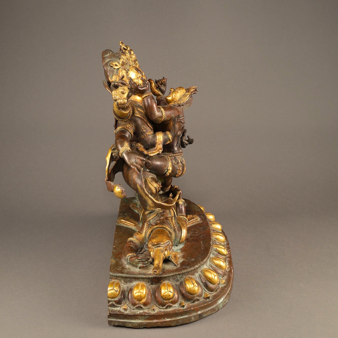 Gilt Bronze Statue of Daikokuten