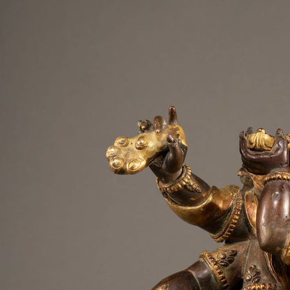 Gilt Bronze Statue of Daikokuten