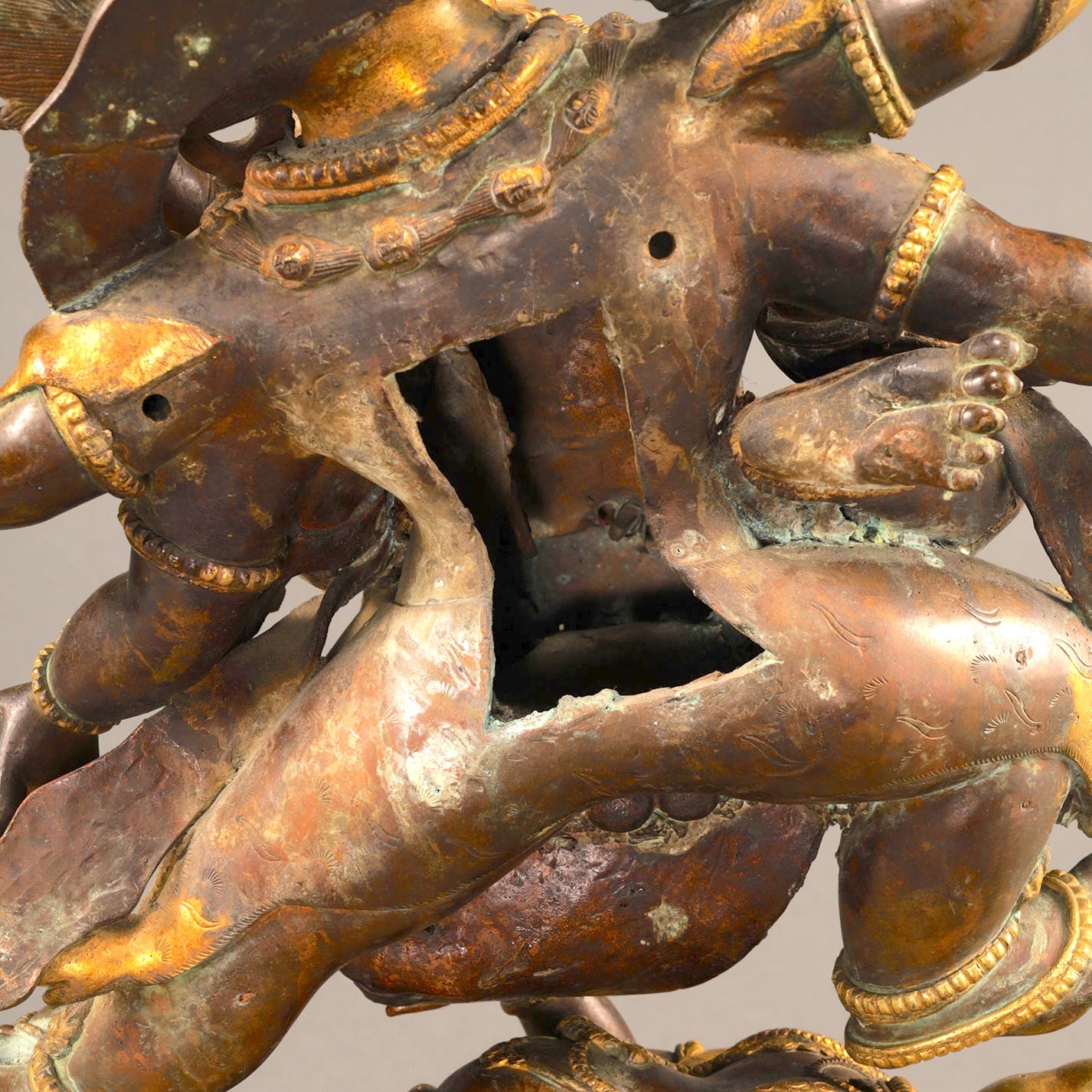 Gilt Bronze Statue of Daikokuten
