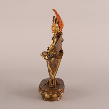 銅鎏金迦楼羅像