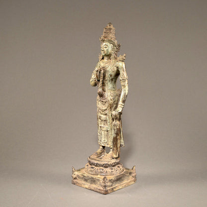 青銅観音菩薩立像