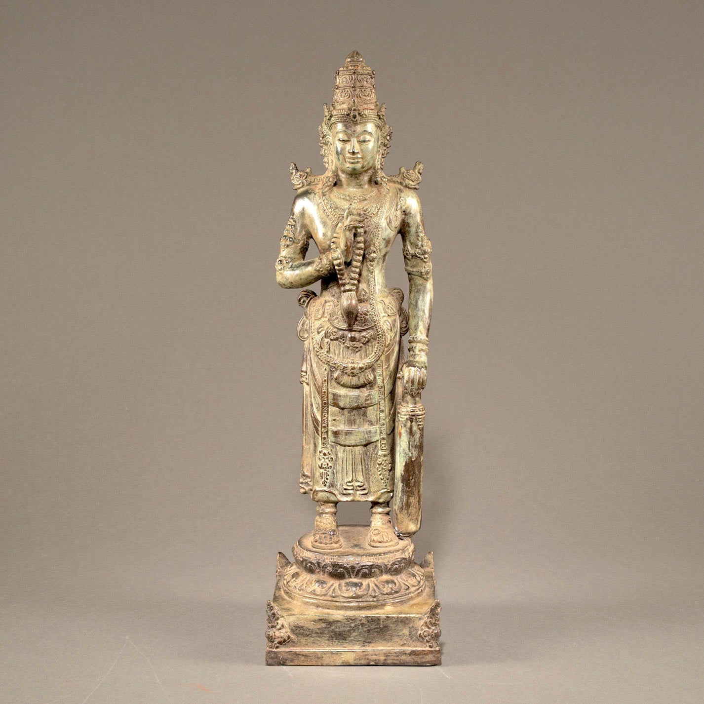 青銅観音菩薩立像