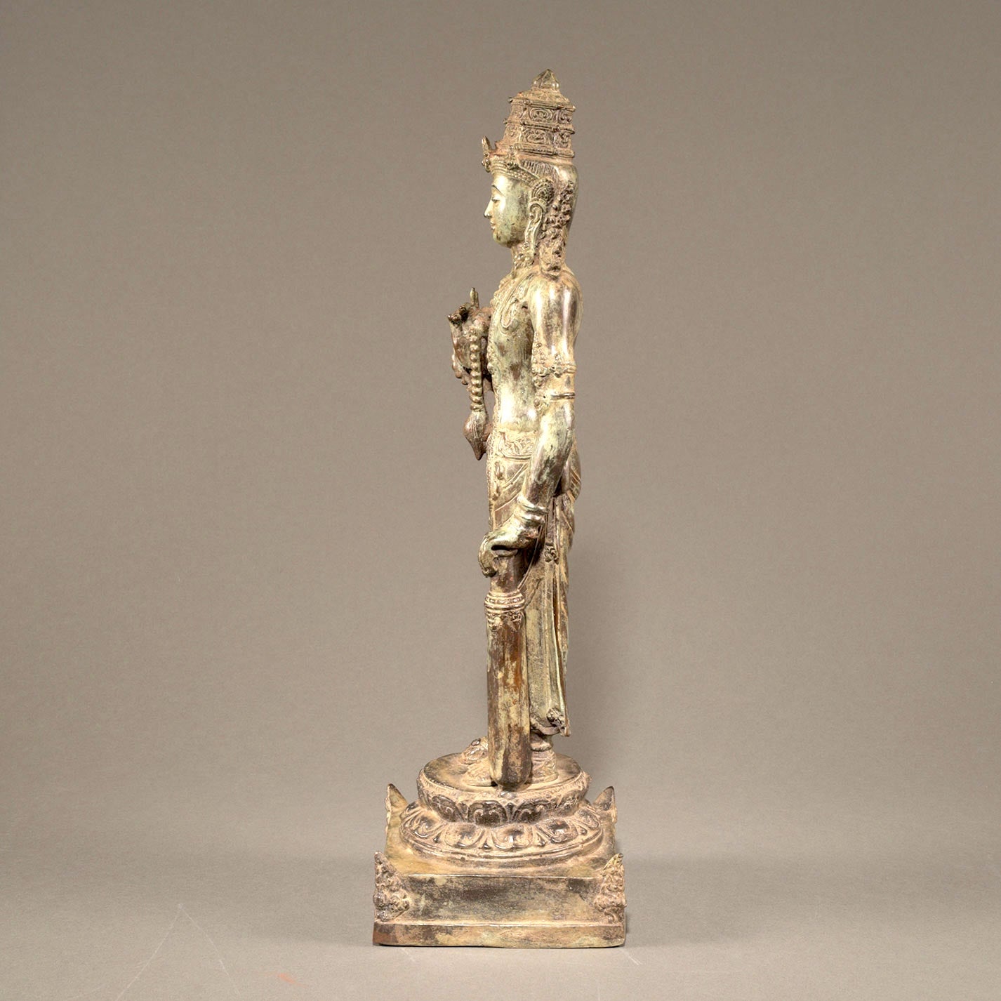 青銅観音菩薩立像