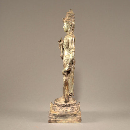 青銅観音菩薩立像