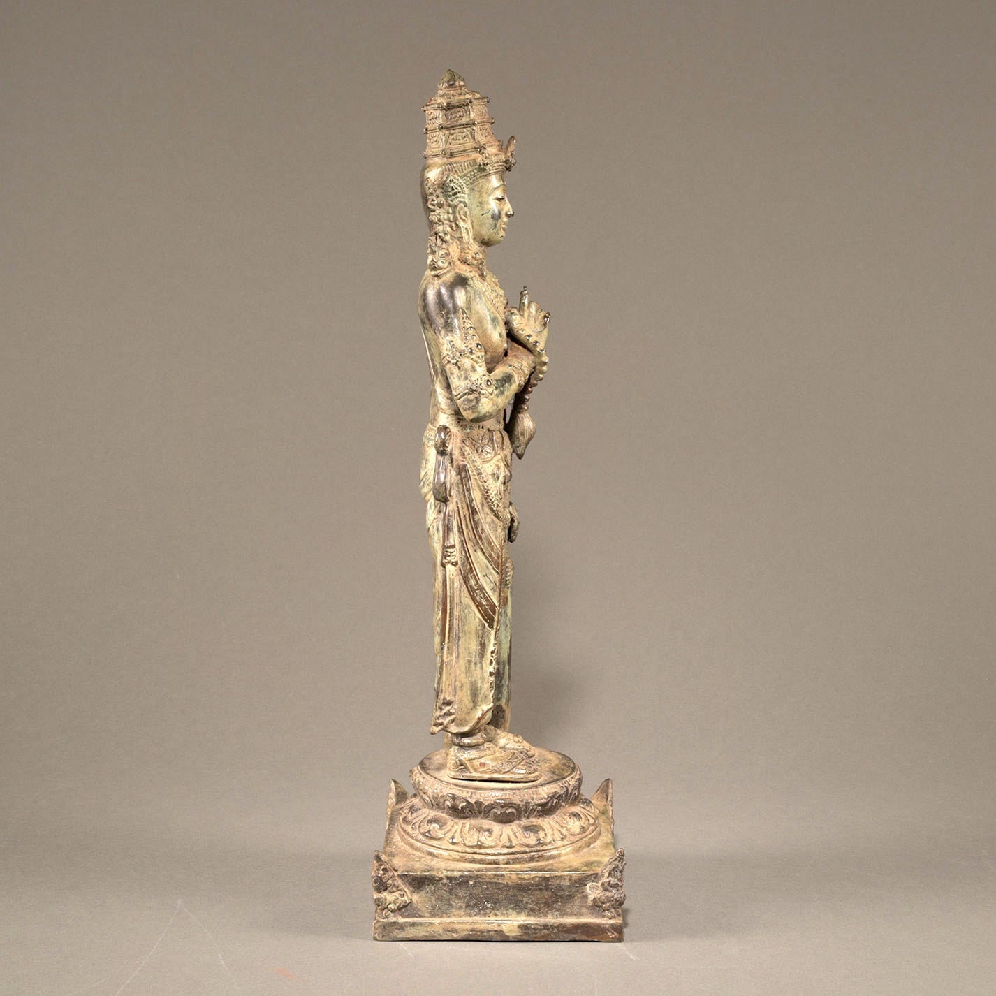 青銅観音菩薩立像