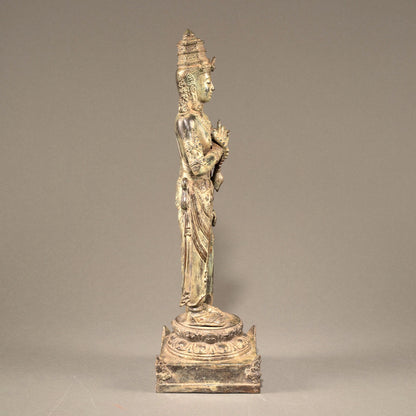 青銅観音菩薩立像