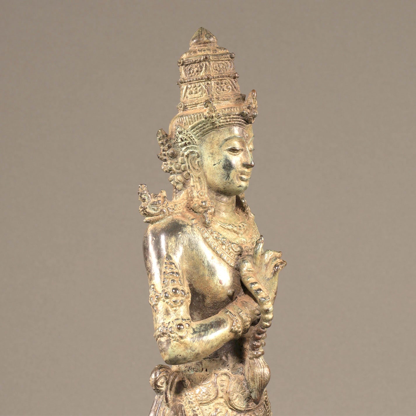 青銅観音菩薩立像