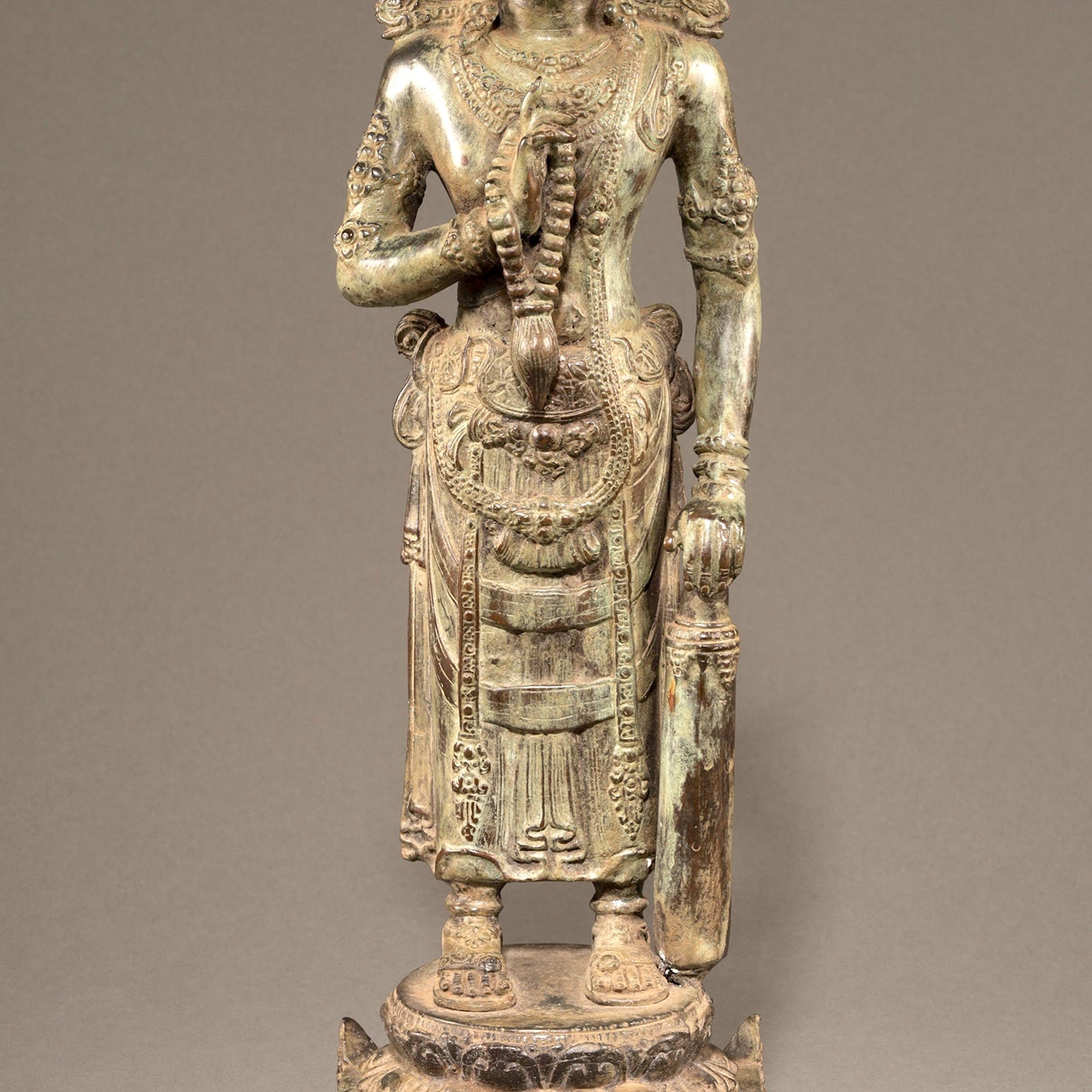 青銅観音菩薩立像