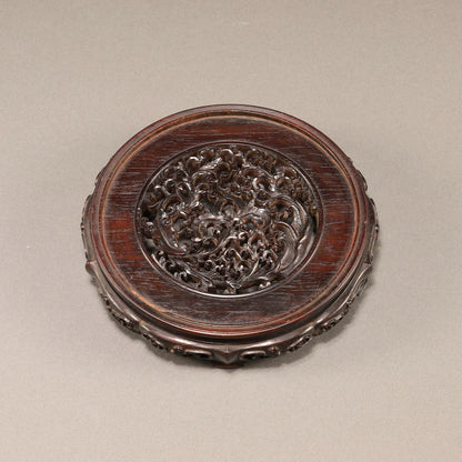 Gilt Bronze Vase with Beast-Head Handles