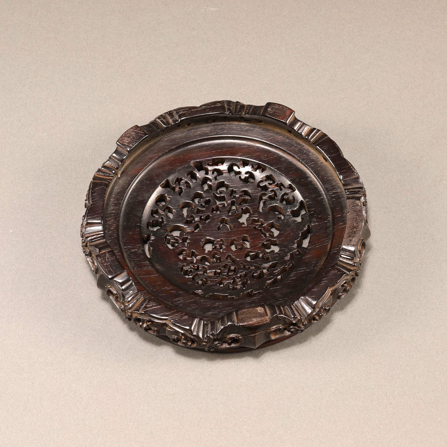 Gilt Bronze Vase with Beast-Head Handles