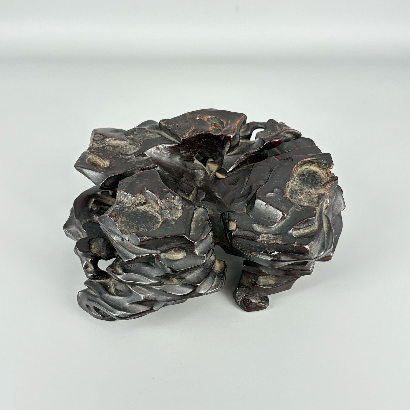 古銅蒼龍教子香薫炉 [P0291]