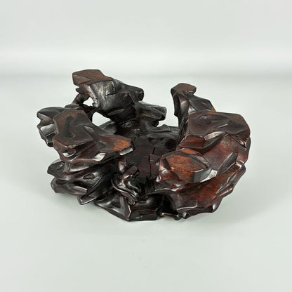 古銅蒼龍教子香薫炉