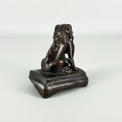 古銅蒼龍教子香薫炉