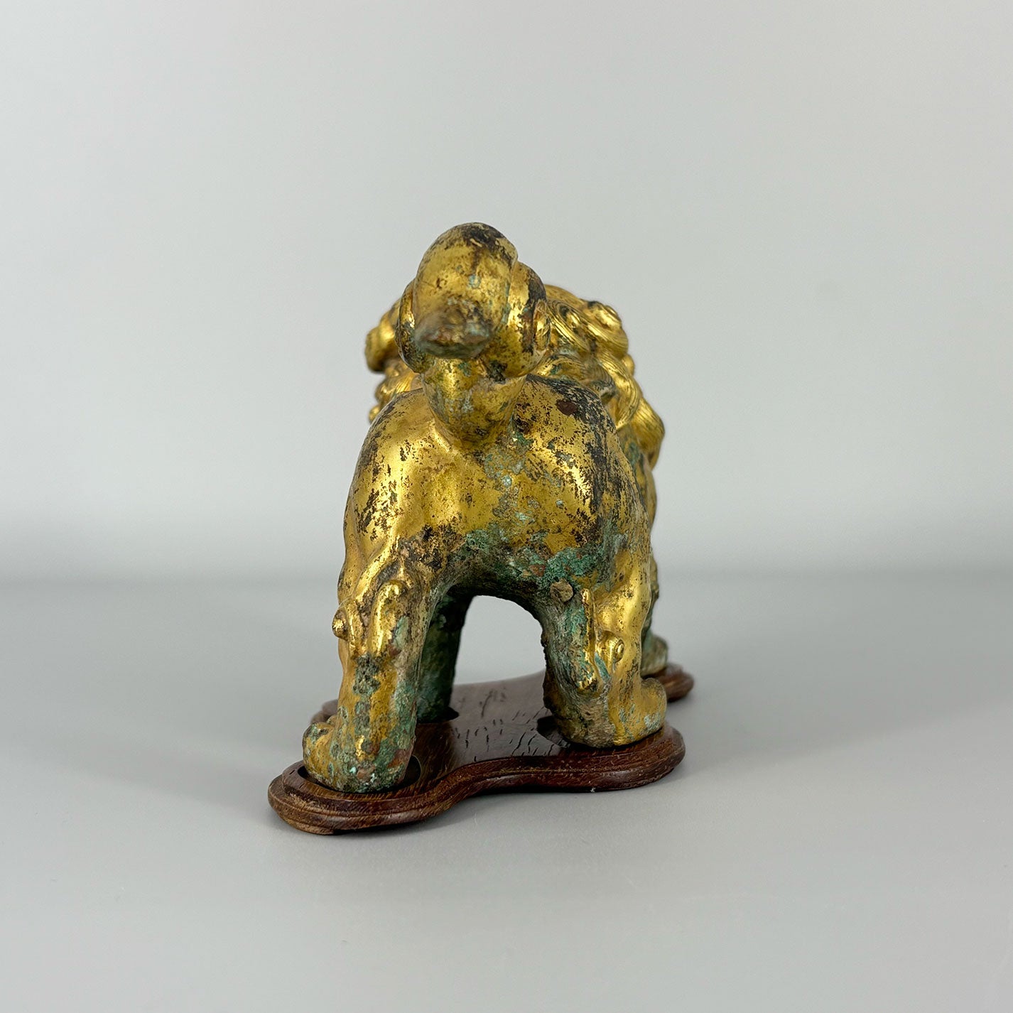 Gilt Bronze Lion