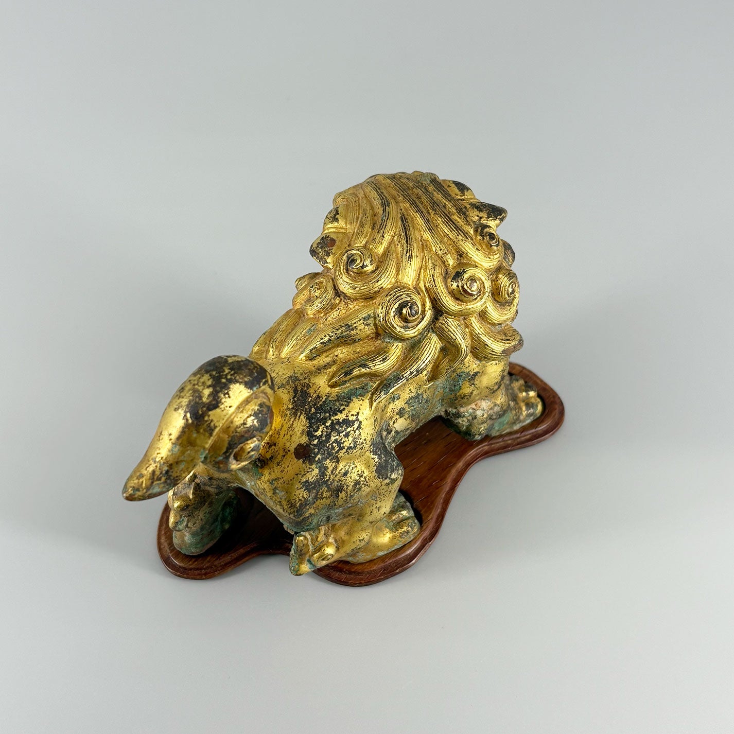 Gilt Bronze Lion