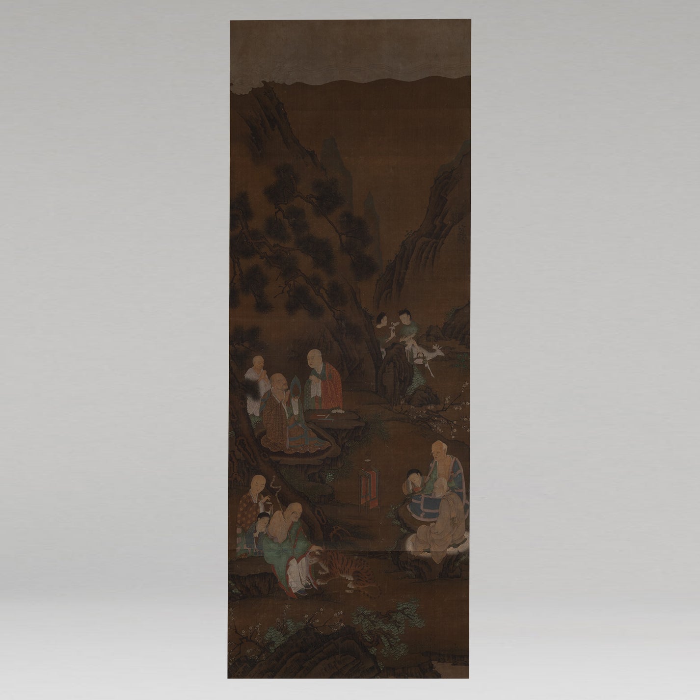 Unknown Artist / Eighteen Arhats (Set of Four Hanging Scrolls) [Q0475]