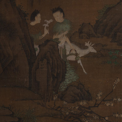 Unknown Artist / Eighteen Arhats (Set of Four Hanging Scrolls) [Q0475]