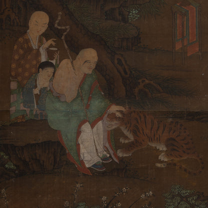 Unknown Artist / Eighteen Arhats (Set of Four Hanging Scrolls) [Q0475]
