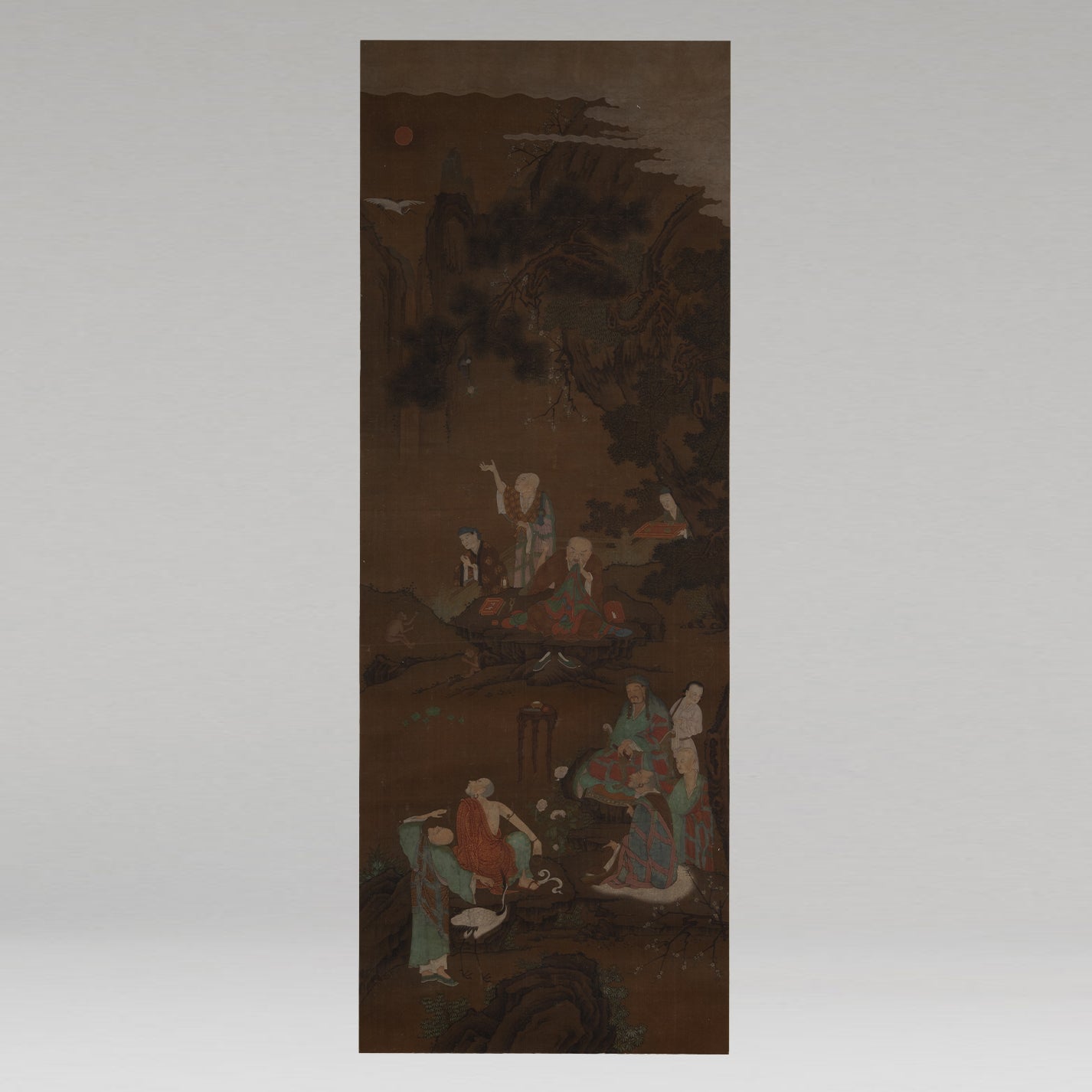 Unknown Artist / Eighteen Arhats (Set of Four Hanging Scrolls) [Q0475]