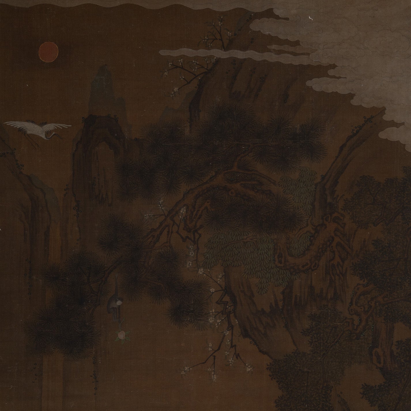 Unknown Artist / Eighteen Arhats (Set of Four Hanging Scrolls) [Q0475]