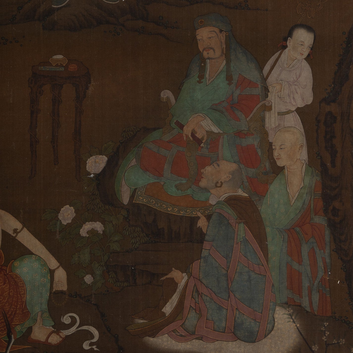 Unknown Artist / Eighteen Arhats (Set of Four Hanging Scrolls) [Q0475]