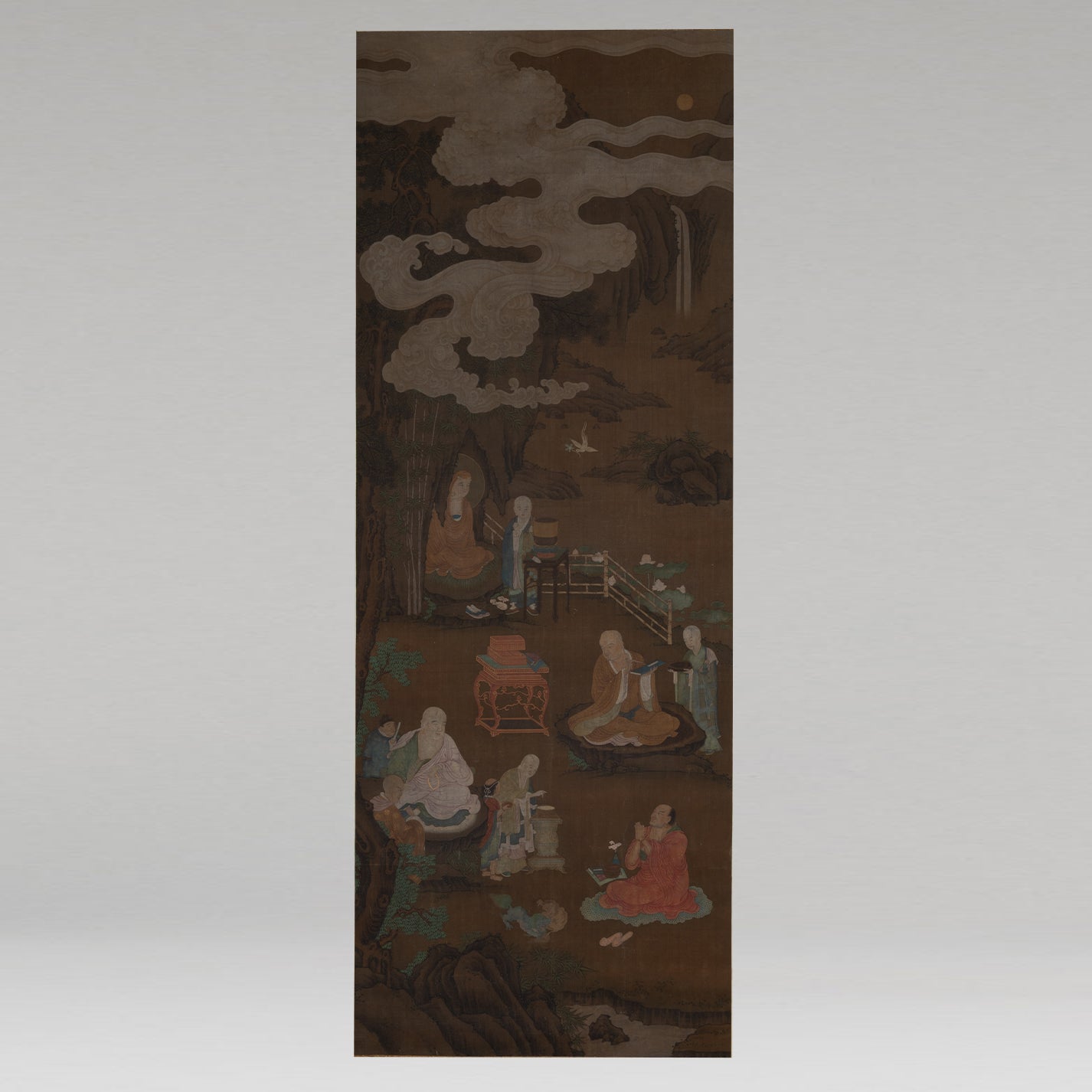 Unknown Artist / Eighteen Arhats (Set of Four Hanging Scrolls) [Q0475]