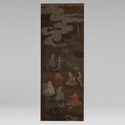 Unknown Artist / Eighteen Arhats (Set of Four Hanging Scrolls) [Q0475]