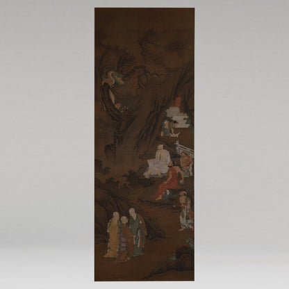 Unknown Artist / Eighteen Arhats (Set of Four Hanging Scrolls) [Q0475]