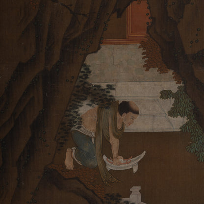 Unknown Artist / Eighteen Arhats (Set of Four Hanging Scrolls) [Q0475]