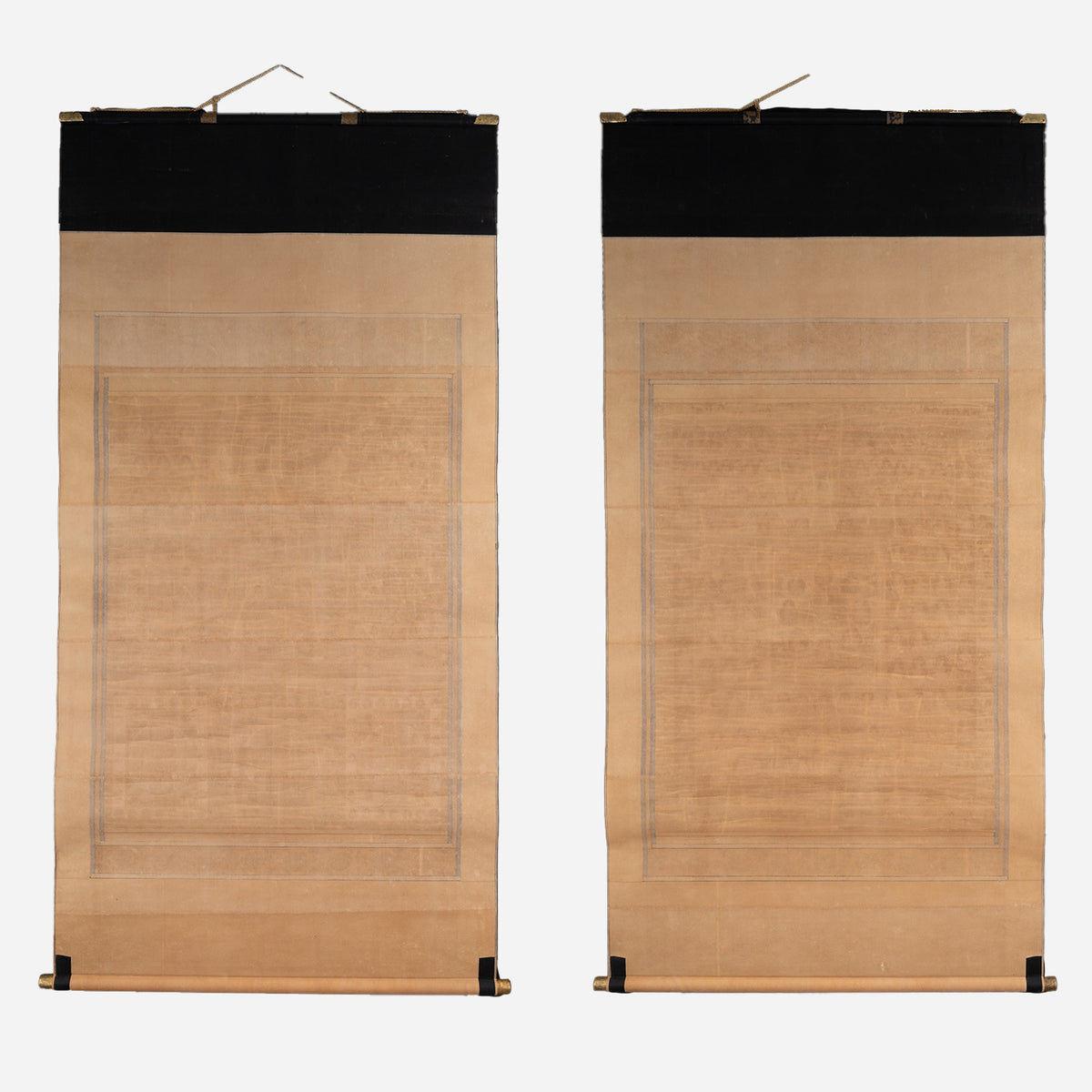 [Q0478] Unknown Artist / Mandala of the Two Realms, a Pair of Hanging Scrolls
