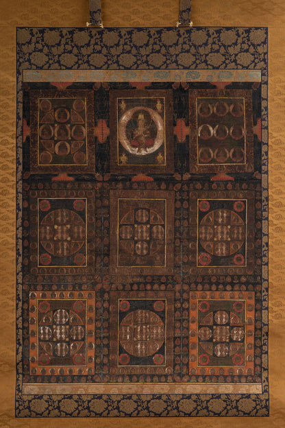 [Q0478] Unknown Artist / Mandala of the Two Realms, a Pair of Hanging Scrolls