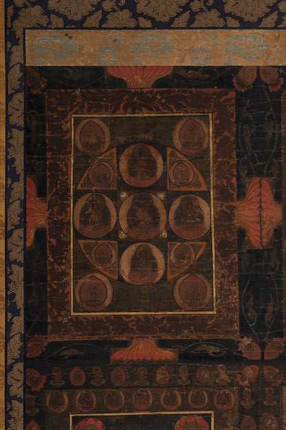 [Q0478] Unknown Artist / Mandala of the Two Realms, a Pair of Hanging Scrolls