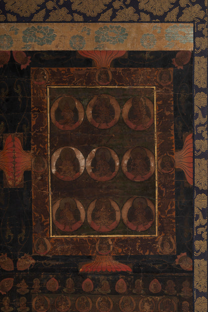 [Q0478] Unknown Artist / Mandala of the Two Realms, a Pair of Hanging Scrolls
