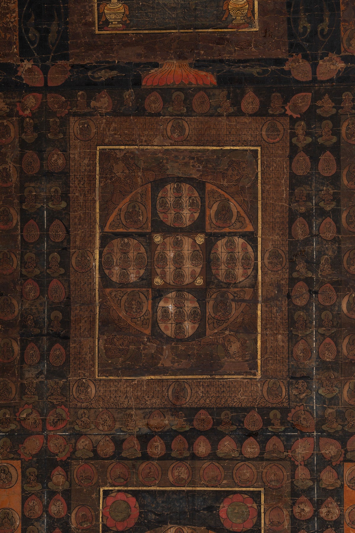 [Q0478] Unknown Artist / Mandala of the Two Realms, a Pair of Hanging Scrolls