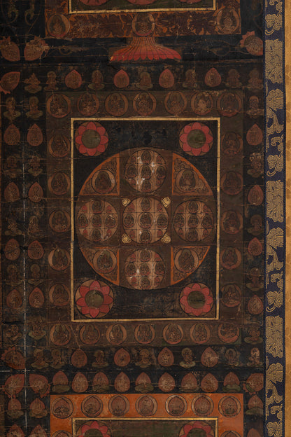 [Q0478] Unknown Artist / Mandala of the Two Realms, a Pair of Hanging Scrolls
