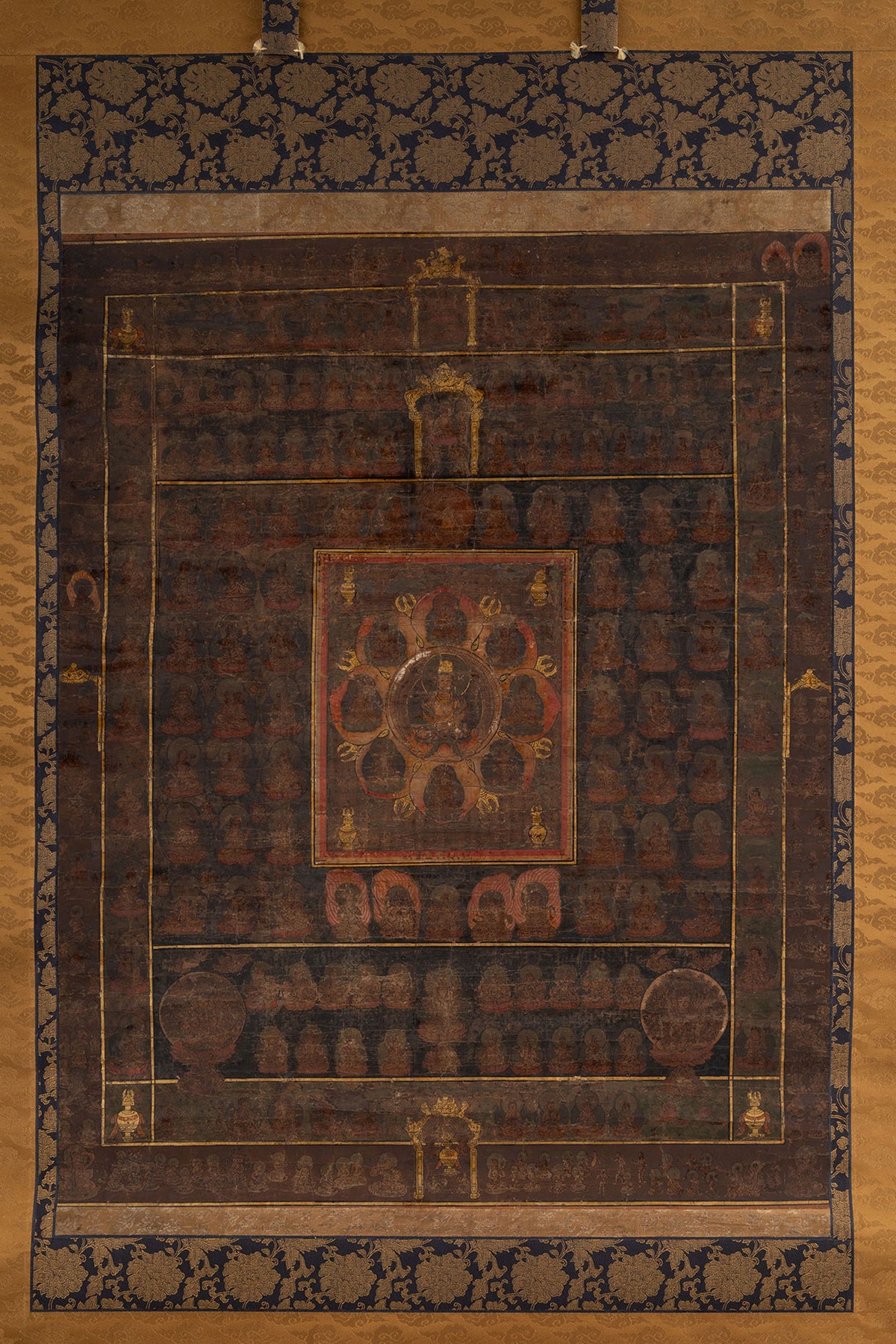[Q0478] Unknown Artist / Mandala of the Two Realms, a Pair of Hanging Scrolls