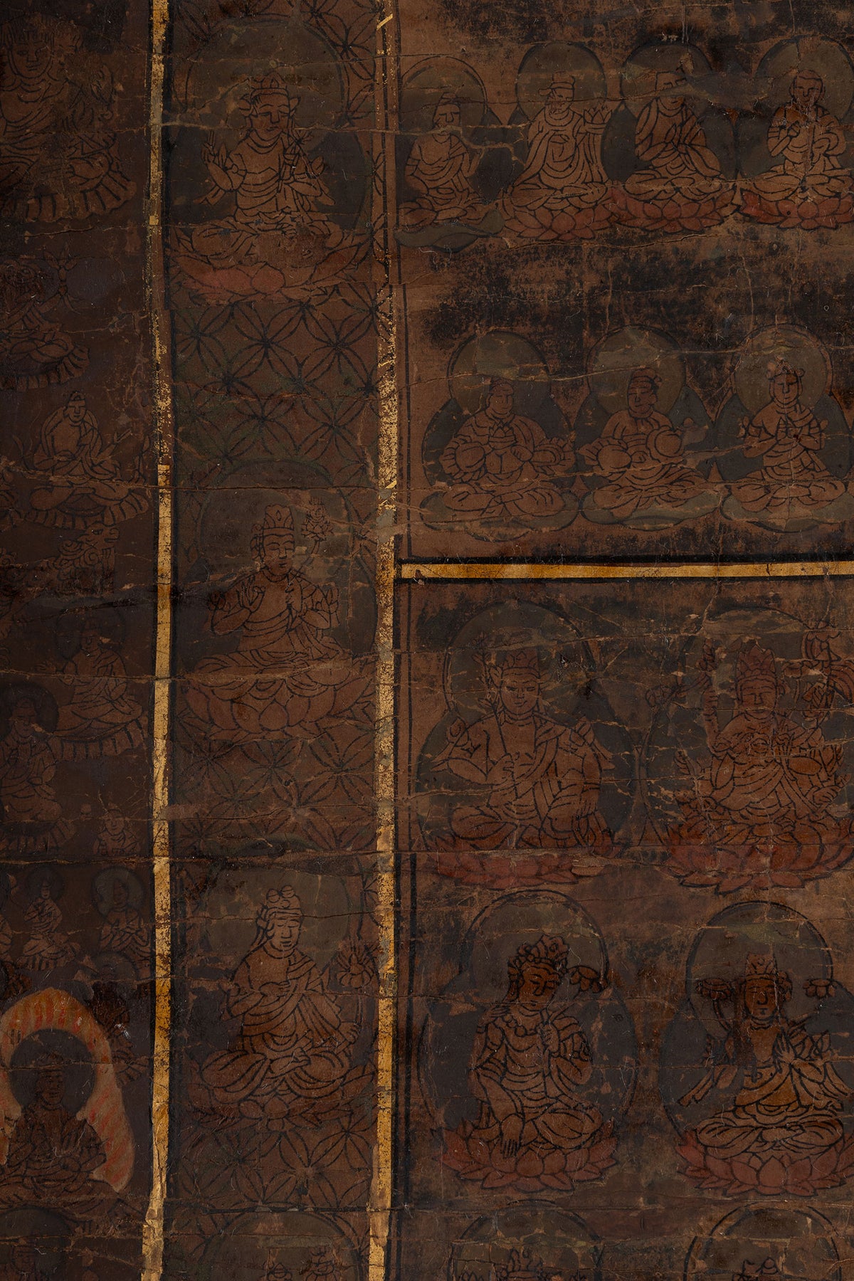 [Q0478] Unknown Artist / Mandala of the Two Realms, a Pair of Hanging Scrolls