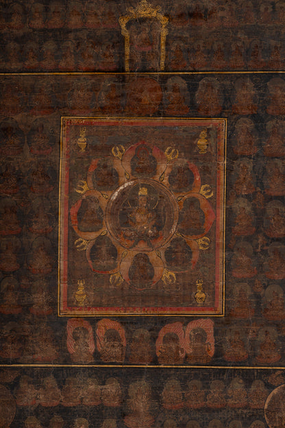 [Q0478] Unknown Artist / Mandala of the Two Realms, a Pair of Hanging Scrolls