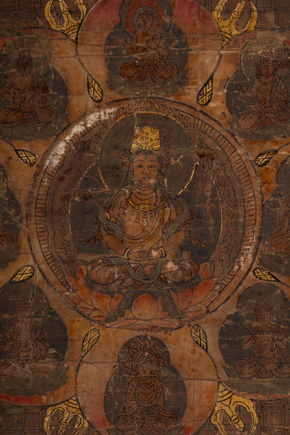 [Q0478] Unknown Artist / Mandala of the Two Realms, a Pair of Hanging Scrolls