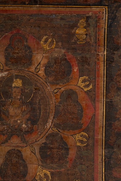 [Q0478] Unknown Artist / Mandala of the Two Realms, a Pair of Hanging Scrolls