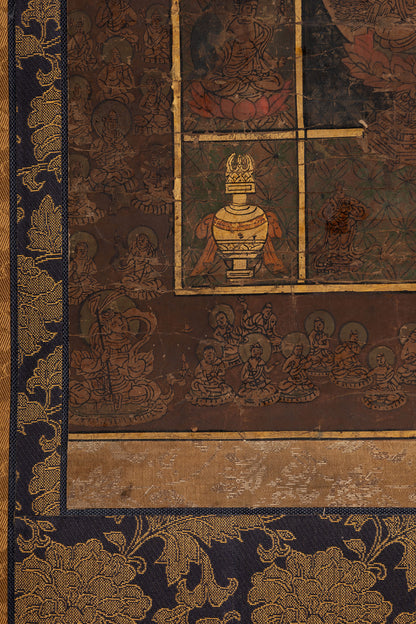 [Q0478] Unknown Artist / Mandala of the Two Realms, a Pair of Hanging Scrolls